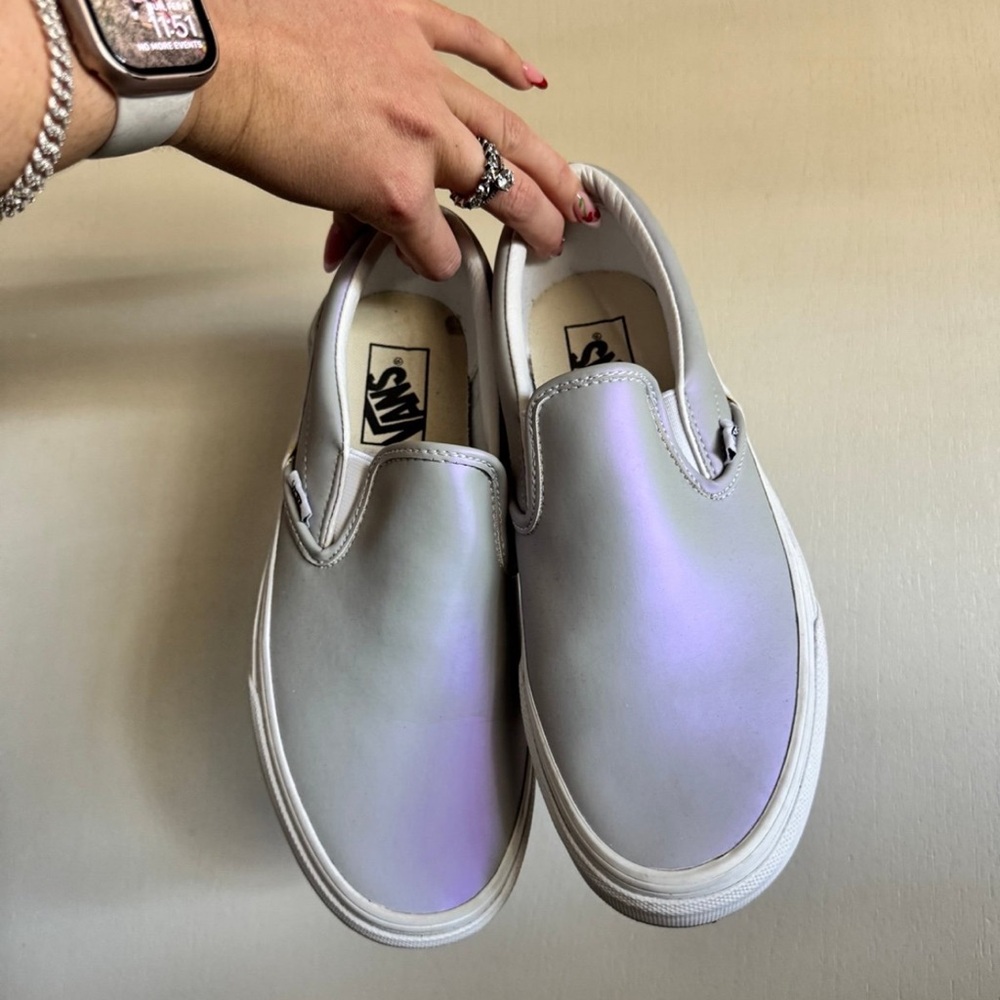Vans Metallic Slip-On Sneakers